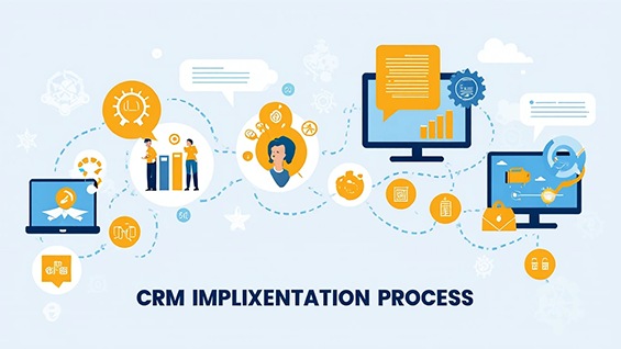 مراحل پیاده سازی CRM